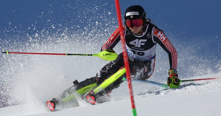 Une skieuse canadienne surprend le monde avec une course vers la médaille d’or en slalom féminin