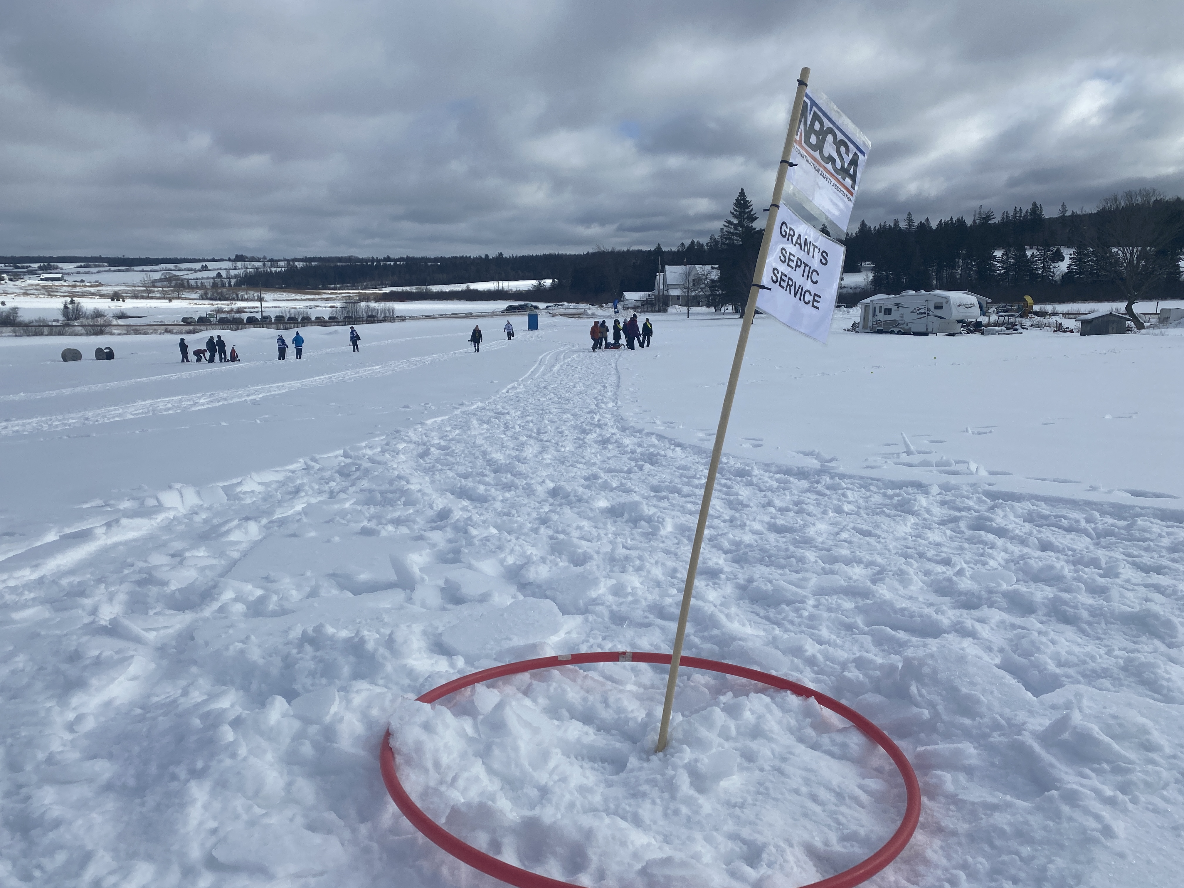 Snow golfing: New Brunswickers tee off for a good cause