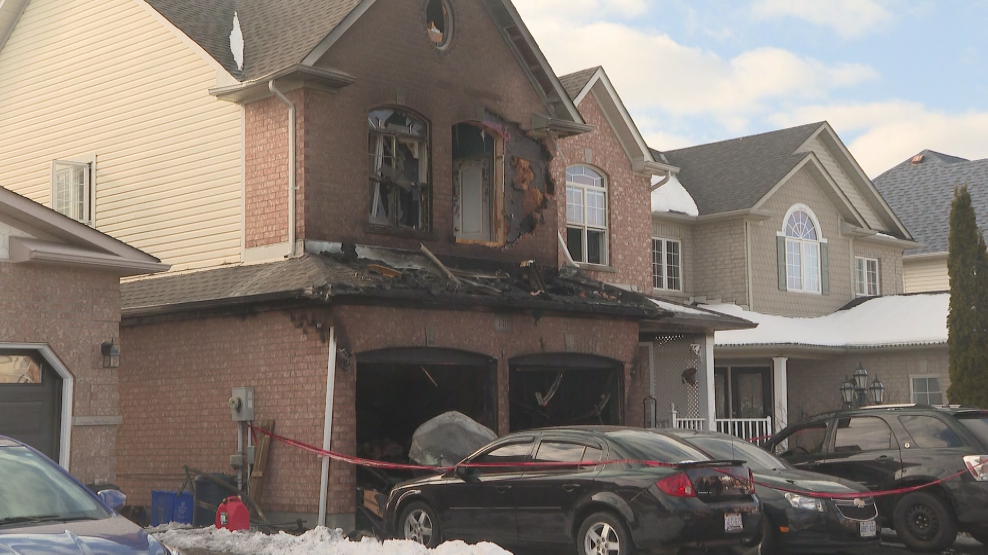 Oshawa Fire services were called to a home on Spring Water Crescent around 1:30 s.m. Wednesday morning.