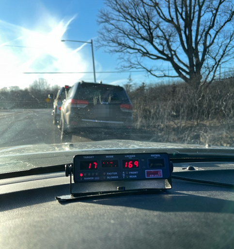 Kingston Police have charged a driver with excessive speeding after they were clocked driving 100 km/h over the posted limit.