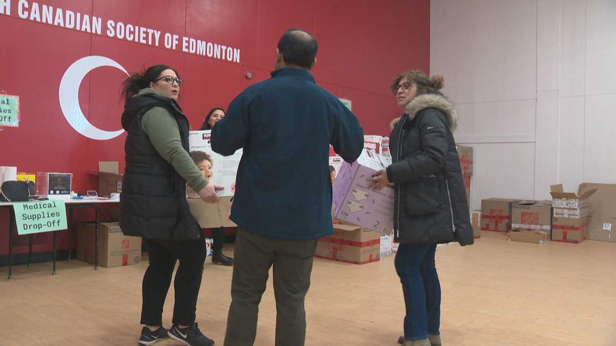 The Edmonton Turkish Canadian Society (15450 105 Ave.) is collecting earthquake relief donations.