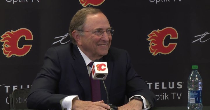 NHL’s Bettman meets with Calgary officials about arena talks – Calgary | Globalnews.ca