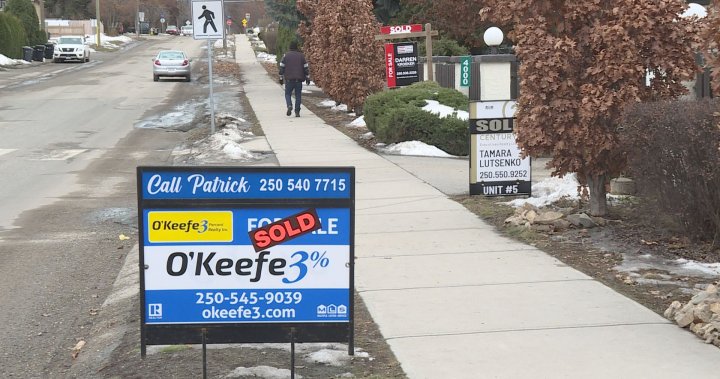 Okanagan real estate feeling the impact of higher interest rates – Okanagan | Globalnews.ca