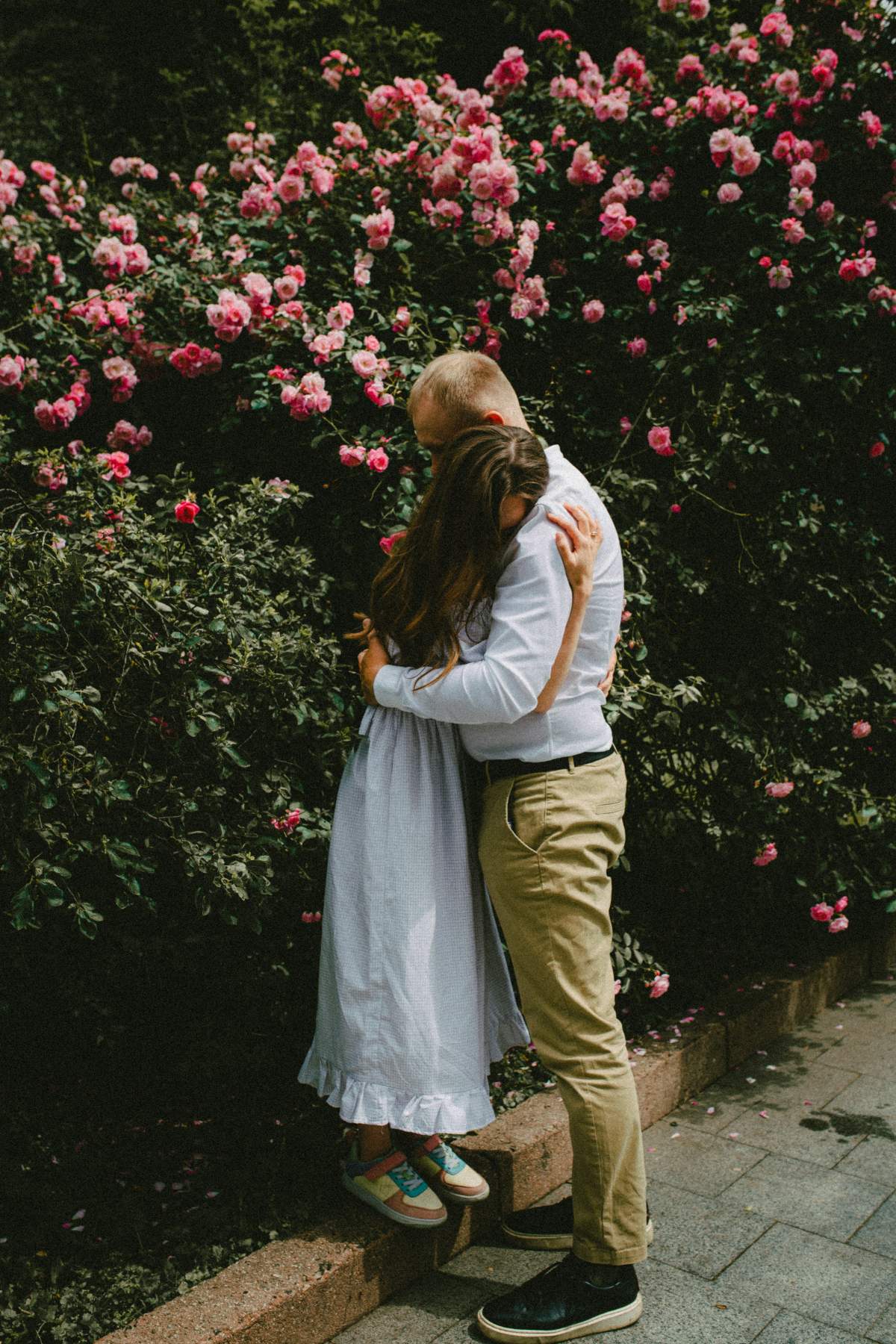 Roman Skalskyi and Lesia Skalska at their wedding in June 2022.