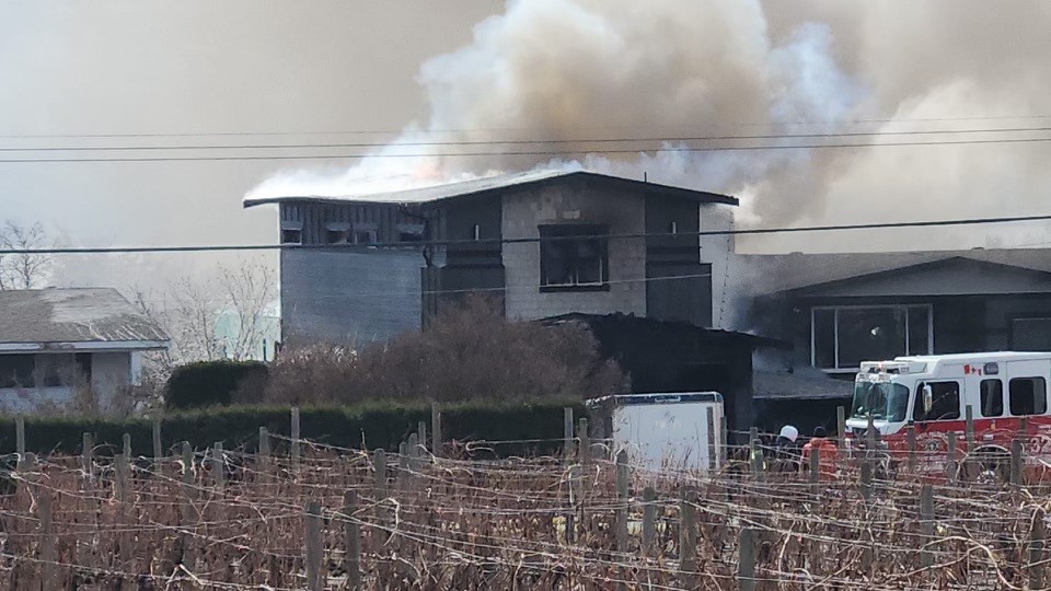 Garage fire significantly damages West Kelowna home Okanagan