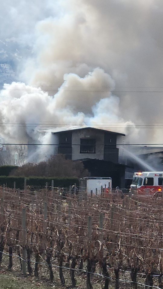 Garage fire significantly damages West Kelowna home Okanagan