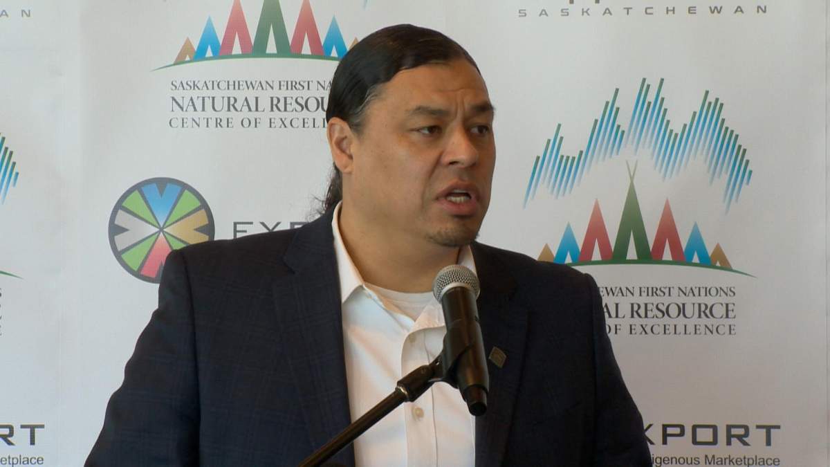 Sheldon Wuttunee with SFNNRCE talks about the importance signing the MOU.