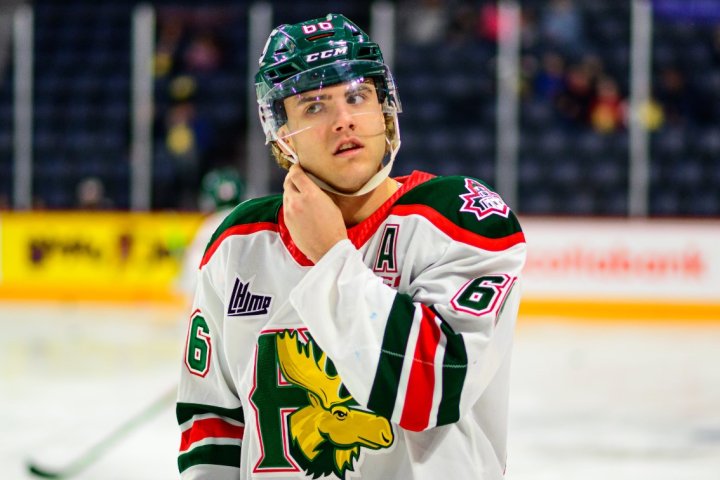 Halifax Mooseheads’ Zachary L’Heureux suspended 10 games for fan incident in Gatineau, Que. 