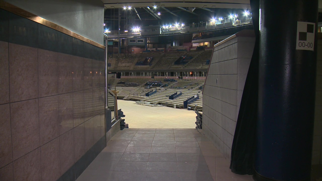 IN PHOTOS: A look inside Edmonton's Coliseum building as it awaits