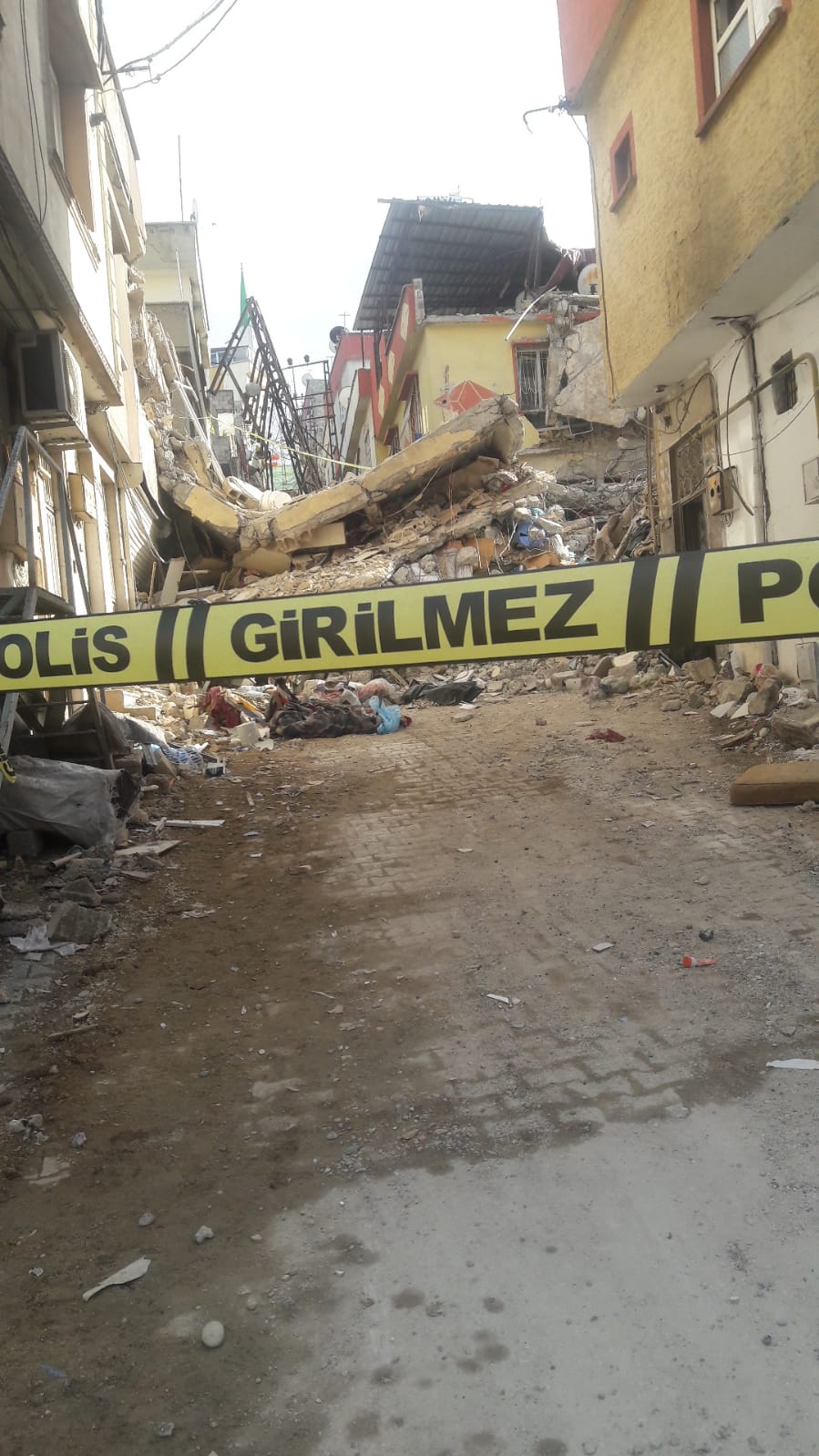 The site where a family home once stood before the Turkey-Syria Earthquake.