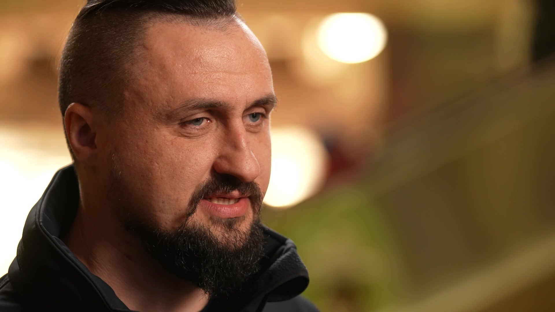 Ukrainian Railways CEO Oleksandr Kamyshin at Kyiv Central Station.