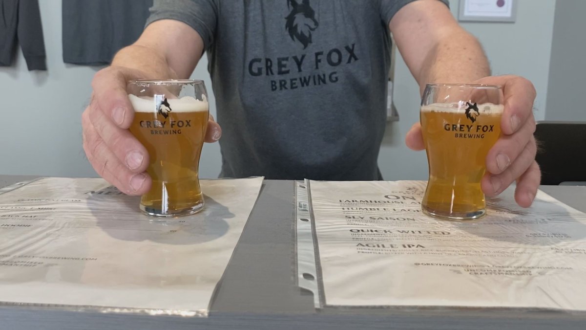 One of the five gluten-free beers Grey Fox Brewing currently has on tap in Kelowna. 