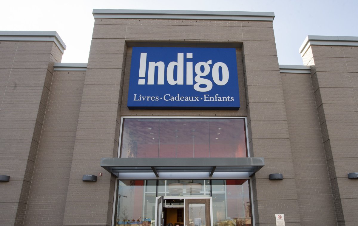 An Indigo bookstore is seen Wednesday, November 4, 2020  in Laval, Que. Indigo Books & Music Inc. trimmed its losses and increased revenues in its second quarter, buoyed by a renewed interest in reading and growing sales tied to at-home learning and kids entertainment.