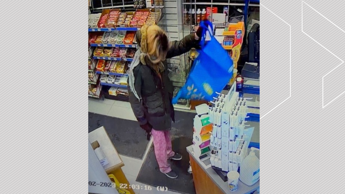 Police say a woman entered a Lindsay St. South store and demanded money and cigarettes on Feb. 2, 2023.