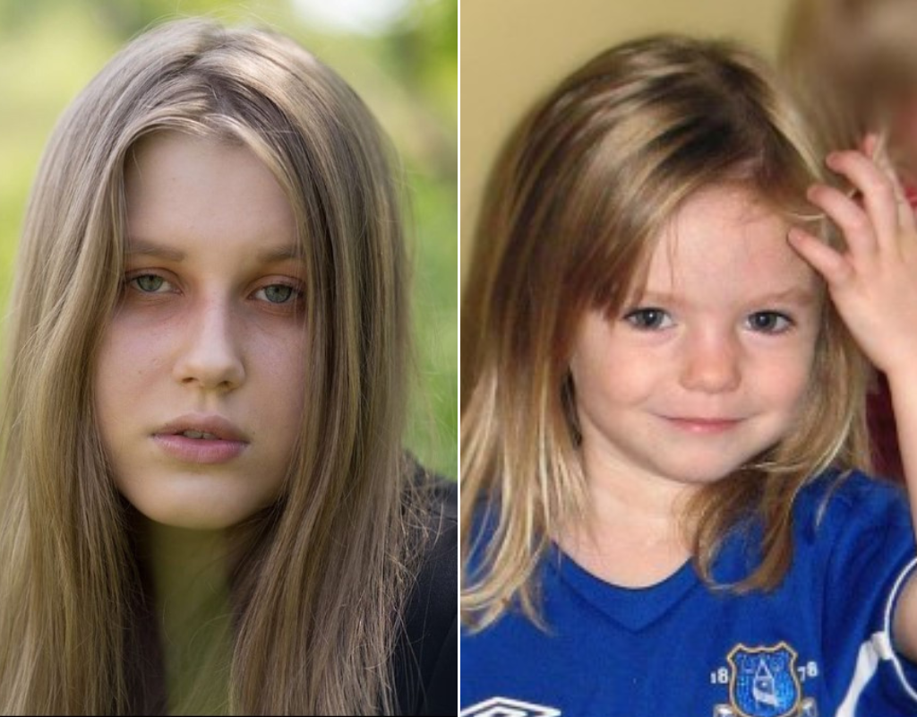 Julia Wendell (L), Madeleine McCann (R)