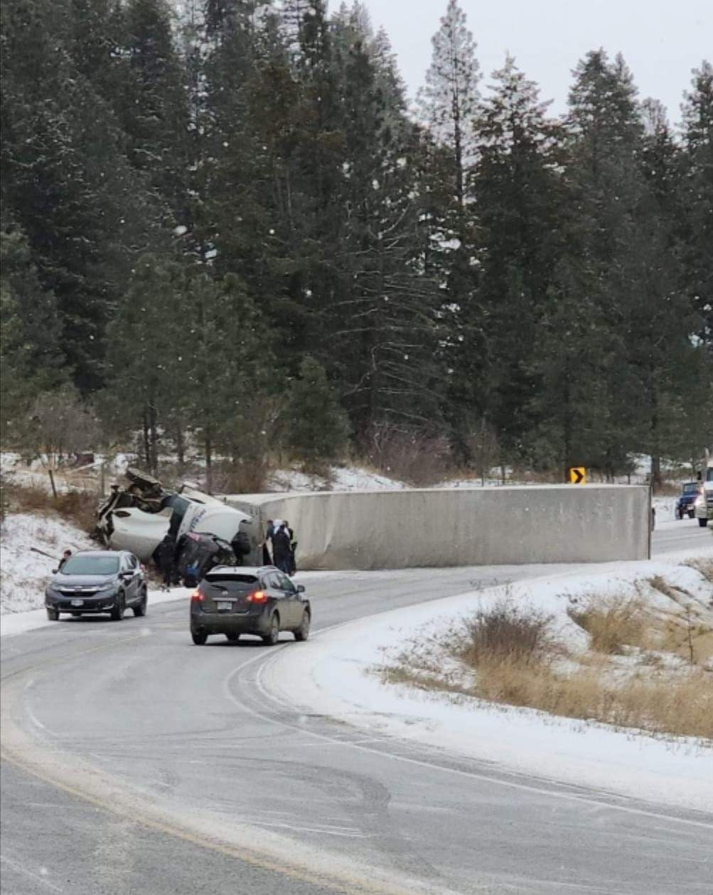 A fatal vehicle incident occurred near Monte Creek Tuesday morning. 