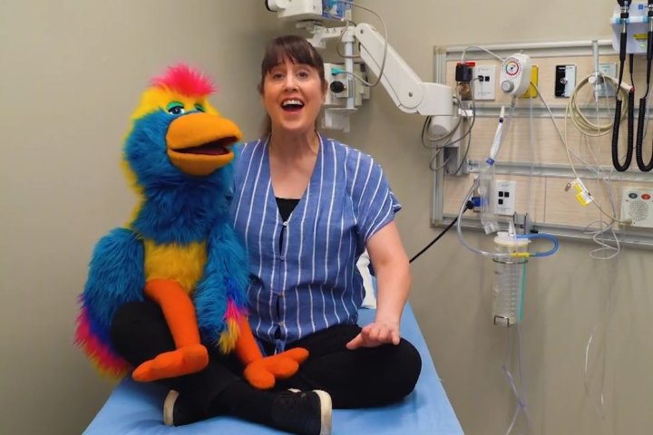 How a big bird named ‘Magrau’ is helping make hospital visits less scary for B.C. kids