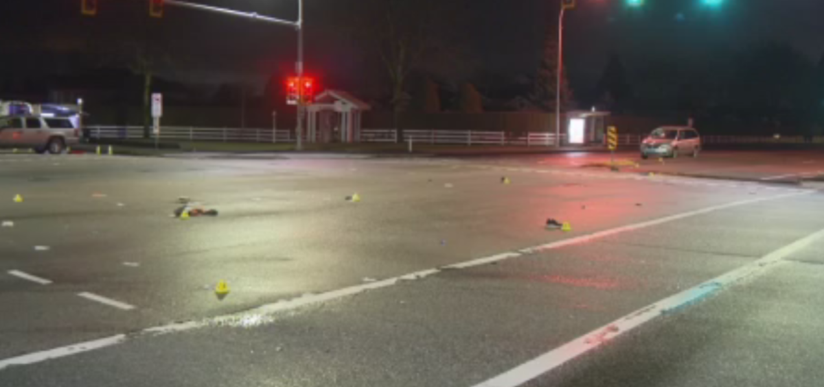 Surrey RCMP are appealing for witnesses and dashcam footage after a man was struck early Sunday morning. 