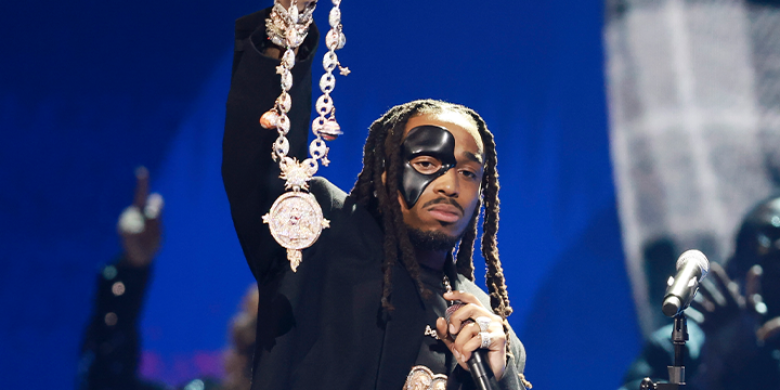 Quavo Pays Tribute To Takeoff At The 2023 Grammys