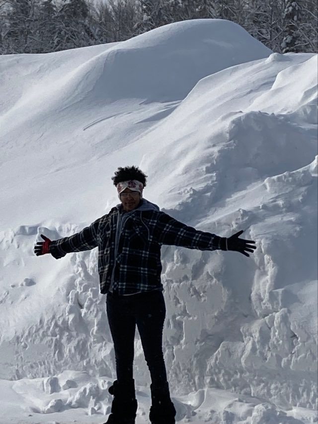 Snowfall in the Dease Lake area in only three days.