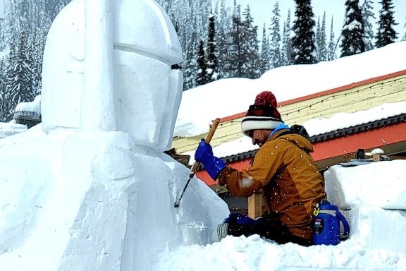 Snow sculptures come to life at Silver Star Mountain Resort for Vernon Winter Carnival