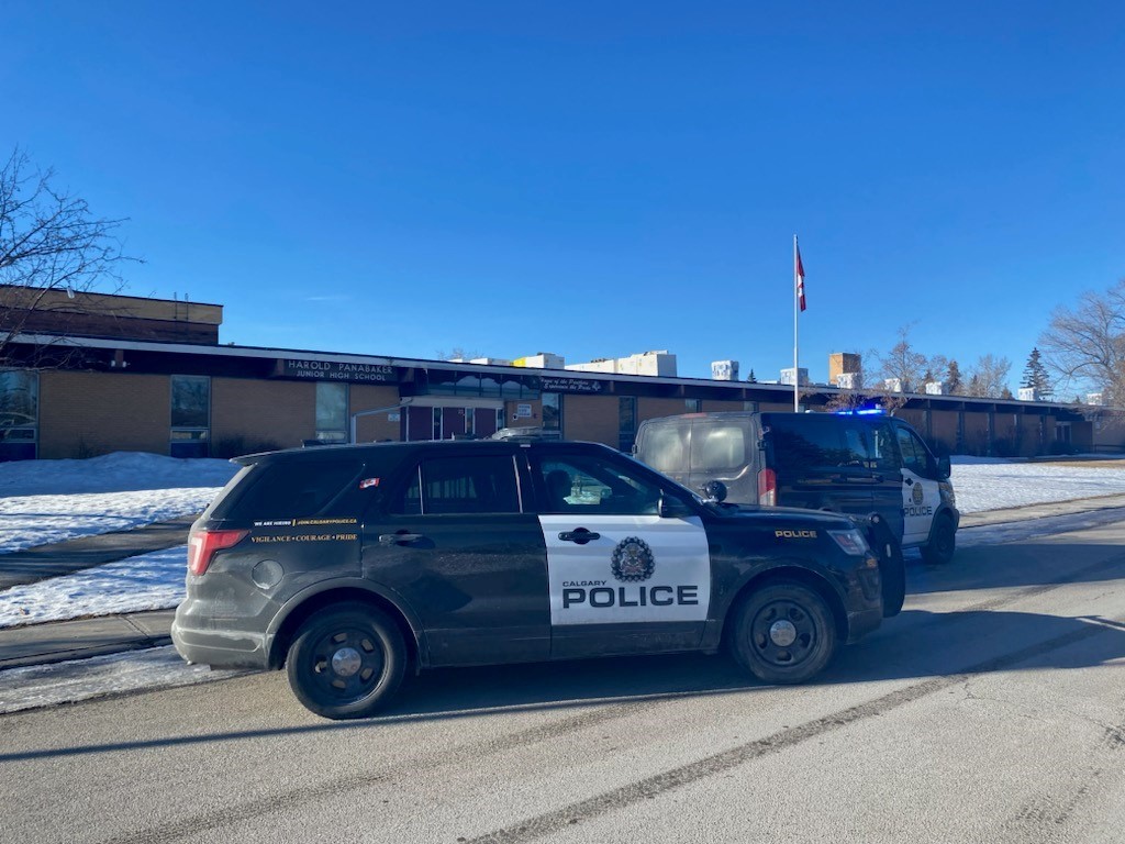 The Calgary Police Service is investigating a stabbing incident near Harold Panabaker Junior High School on Tuesday, Feb. 14.