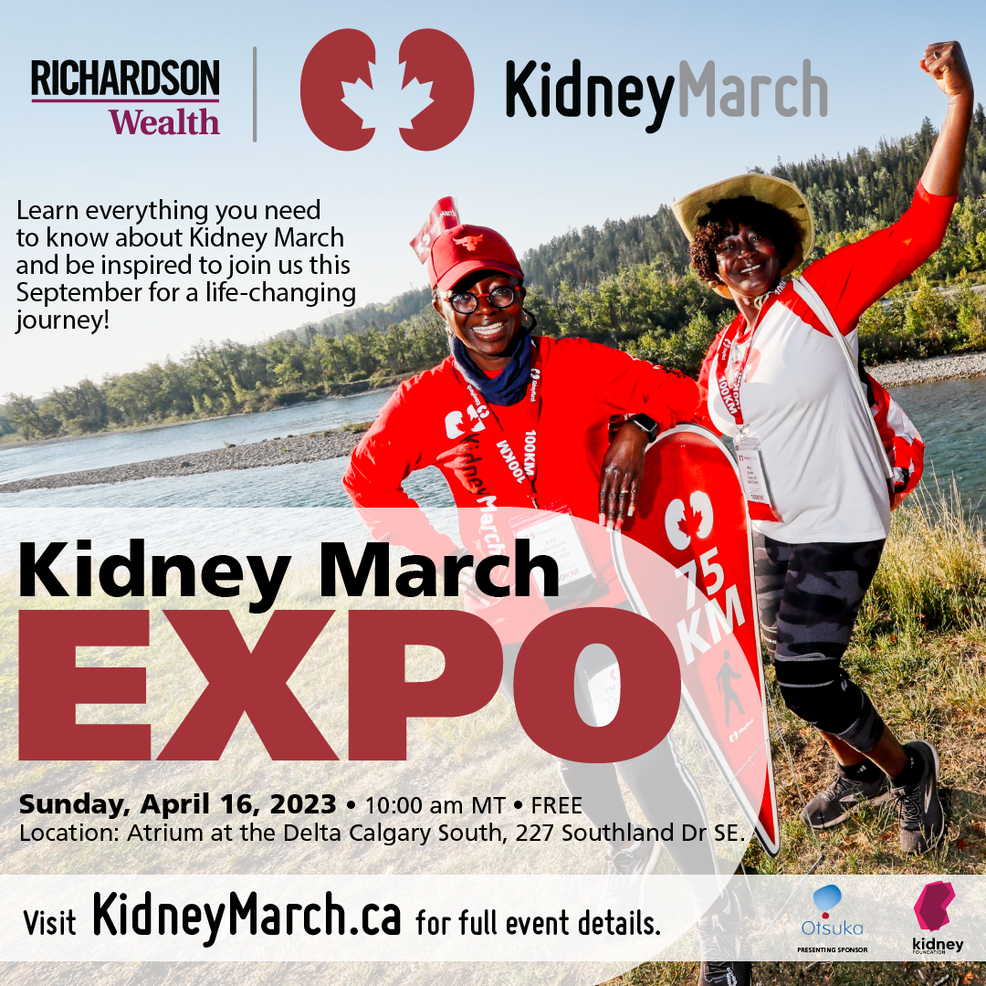 Kidney March Expo; supported by Global Calgary & QR Calgary - image