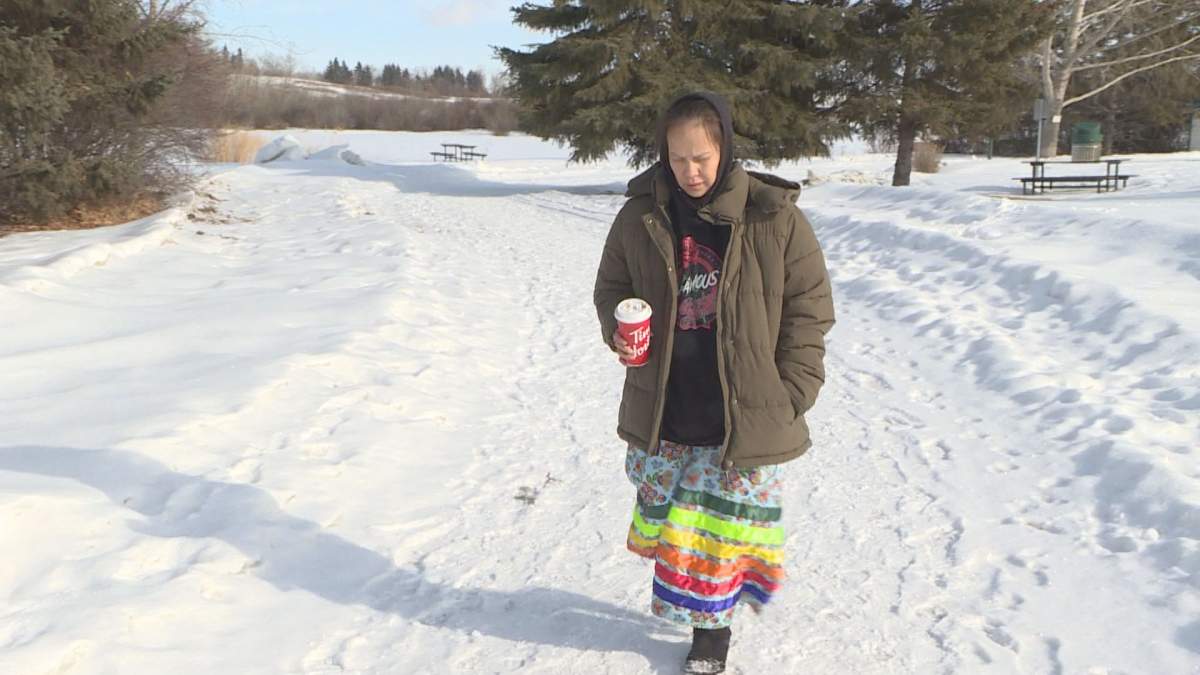 Cara Roan, from Maskwacis, Alta. suffered a miscarriage at the Wetaskiwin Hospital and Care Centre on Jan. 29, 2023 and afterwards received the remains of another woman's child.