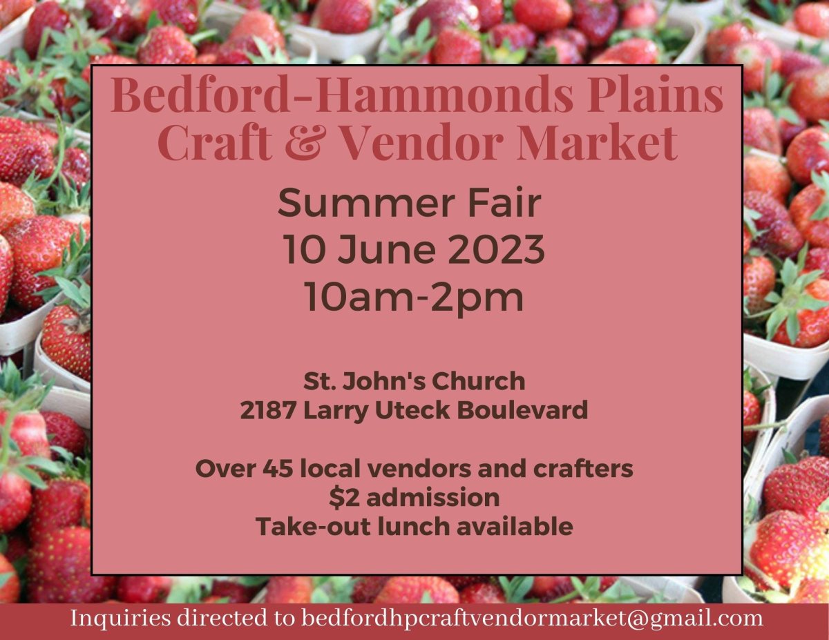 Bedford-Hammonds Plains Craft & Vendor Summer Fair Market - image