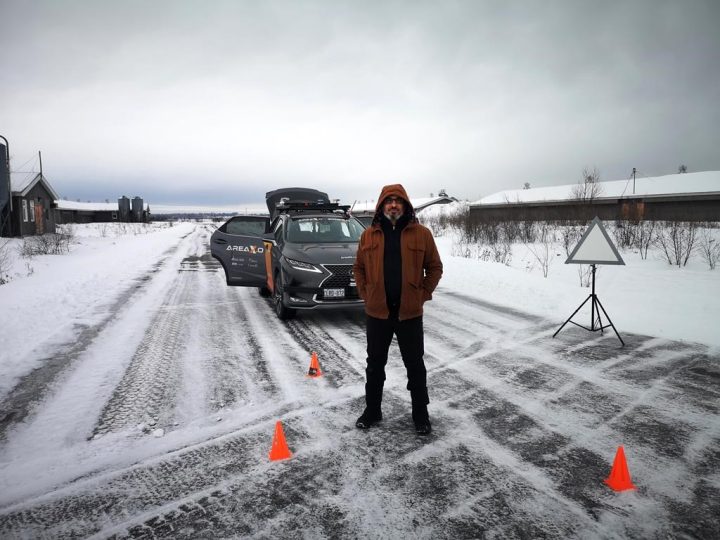 Fahed Hassanat and his team at Ottawa-based Sensor Cortek get behind the wheel of cars covered from bumper to rooftop in sensors in order to solve one of Canada's biggest roadblocks to autonomous vehicle adoption: snow. Hassanat is shown in this undated handout. 