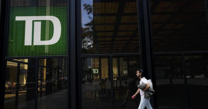 TD Bank reports lower profit from year ago, higher provisions for credit losses