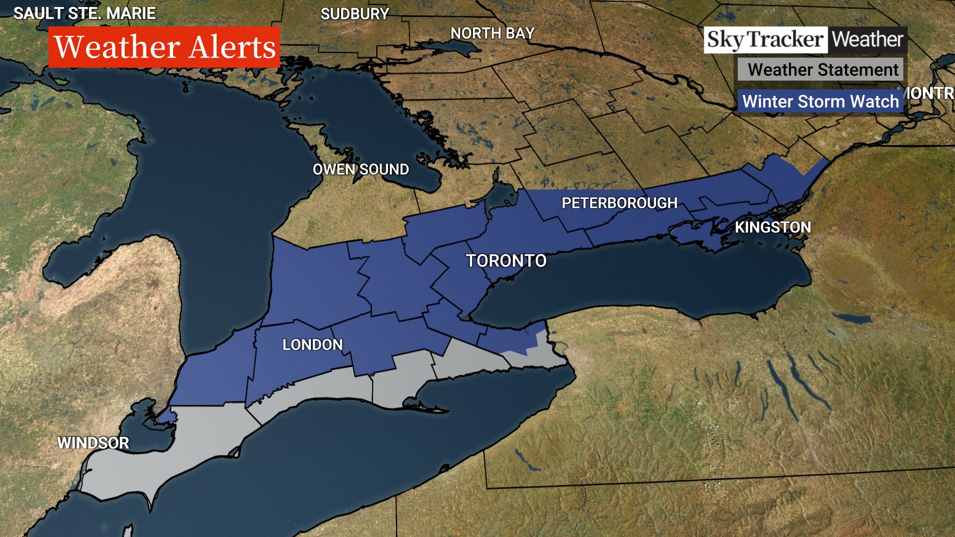 Winter storm warning issued for London, Ont. as heavy snow