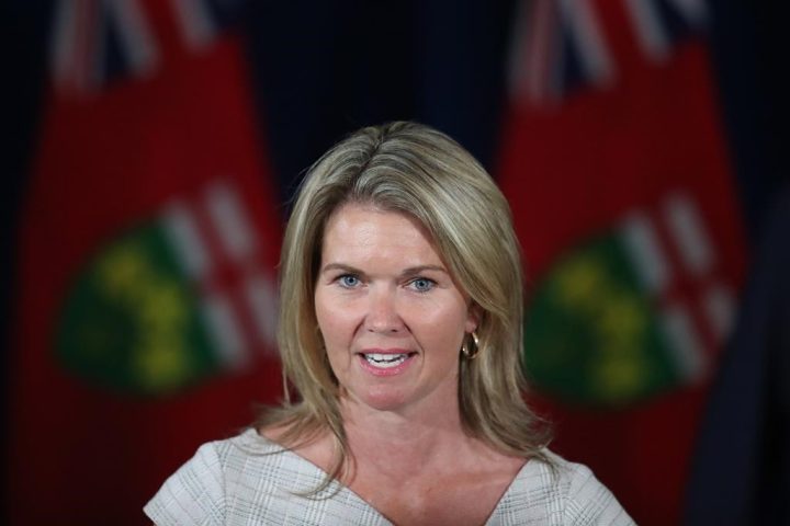 Ontario is extending a tuition freeze for public colleges and universities for a third year. Colleges and Universities Minister Jill Dunlop says in a press release that the freeze will continue for the 2023-24 school year for Ontario students, while allowing post-secondary institutions to raise their fees for domestic, out-of-province students by up to five per cent. Dunlop makes an announcement at the legislature in Toronto, Thursday, June 25, 2020. 