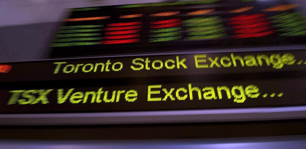 A TSX ticker is shown in Toronto on May 10, 2013.  THE CANADIAN PRESS/Frank Gunn.