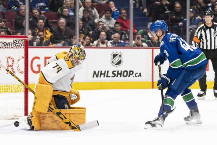 Vancouver Canucks to face Nashville Predators in opening round of playoffs