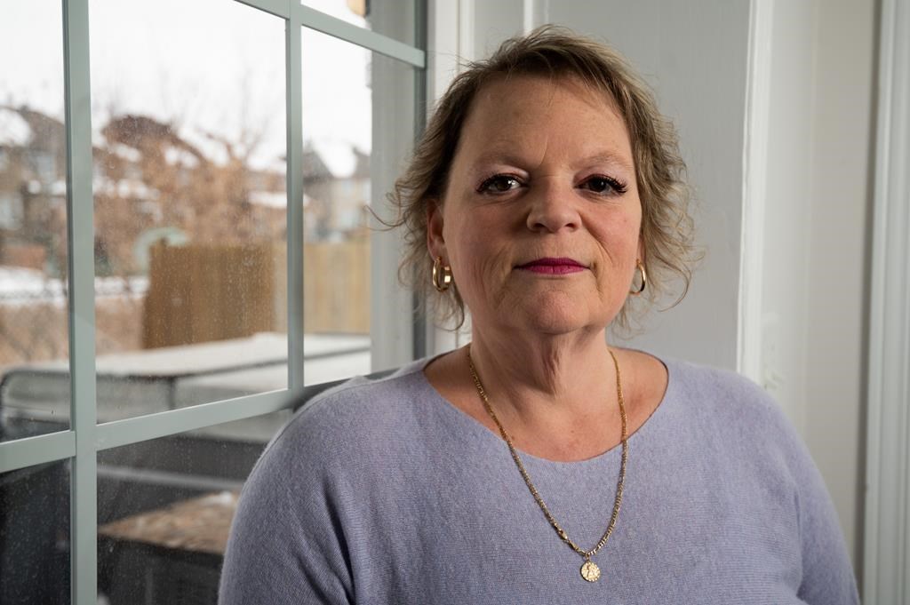 Kerry Toneguzzi poses for a portrait at her home in Kanata, Ont., on Tuesday, March 7, 2023. When she was diagnosed with diabetes in the fall of 2020, her doctor suggested she try Ozempic – a drug approved in Canada to treat diabetes, with a frequent side effect of weight loss. THE CANADIAN PRESS/Spencer Colby.
