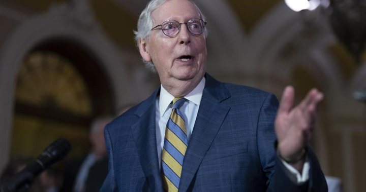 Mitch McConnell released from hospital after suffering ‘minor rib fracture’ in fall