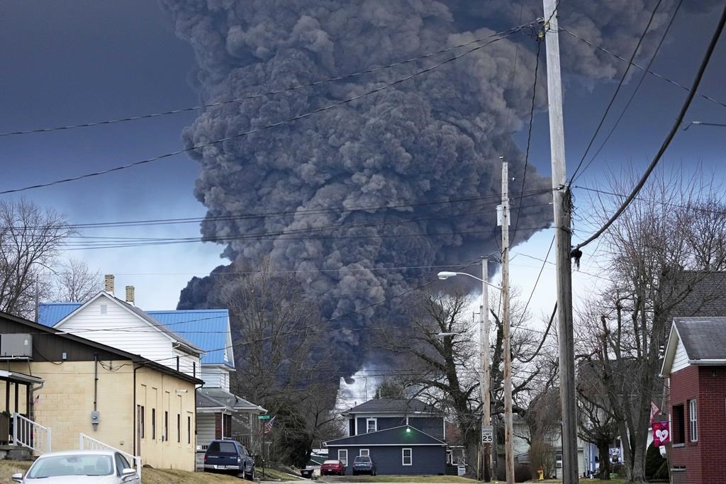 ohio train derailment: norfolk southern reaches $425m settlement over crash, fire