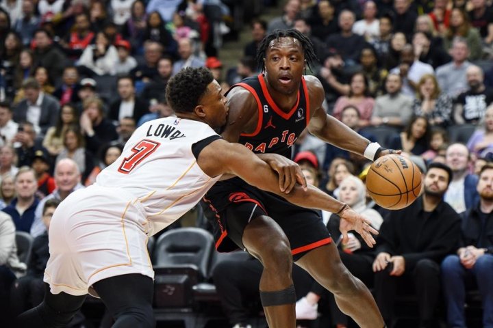 Barnes’s double-double leads Raptors past Heat