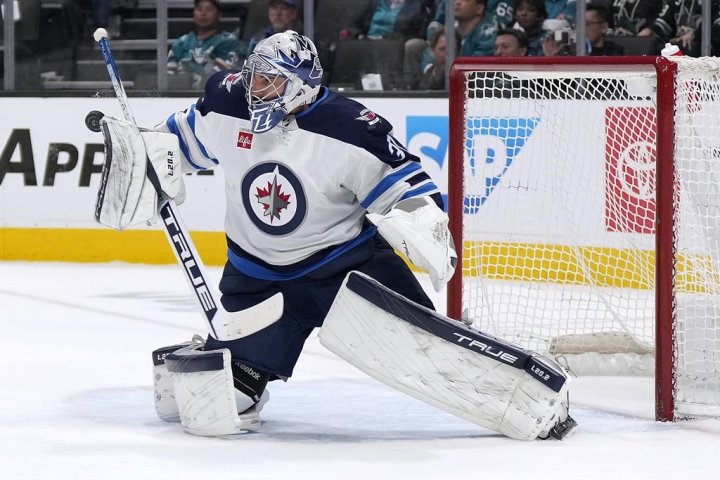 Jets believe Hellebuyck will help them upset Golden Knights in playoff matchup