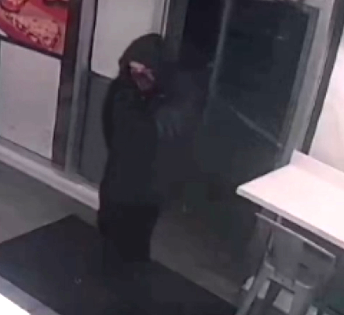 The suspect in a shooting at a Pizza Hut near 133 Street and 114 Avenue in central Edmonton on Sunday, March 12, 2023.