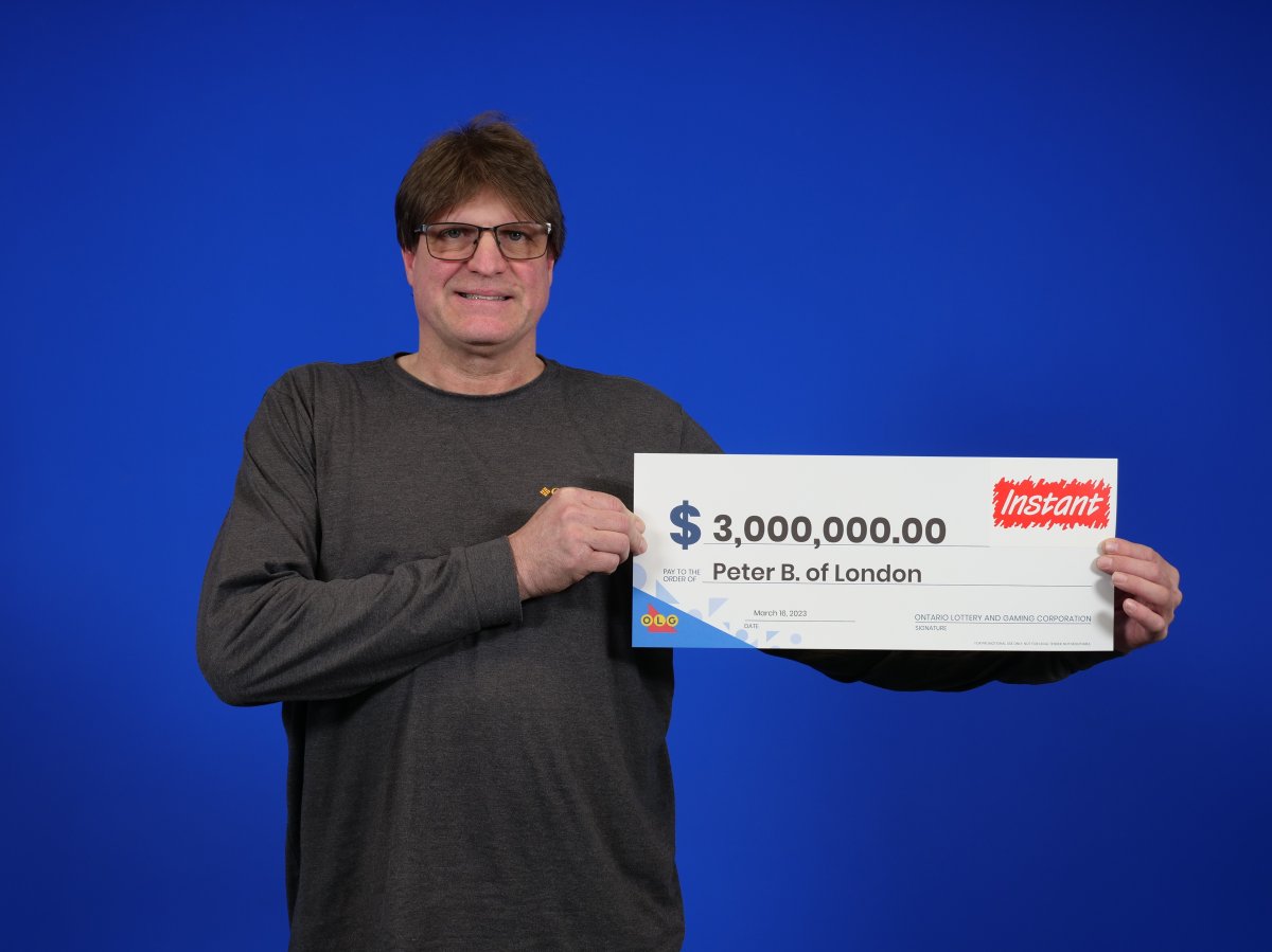 Peter Baxted won $3 million on a scratch ticket earlier this year after purchasing it at the Circle K on Hamilton Road.