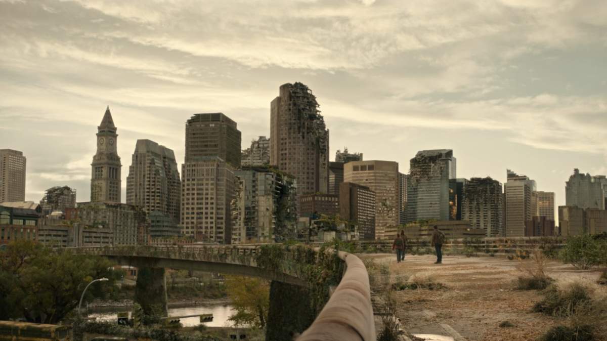 A view of Calgary's Fourth Avenue flyover as it appeared in "The Last of Us."