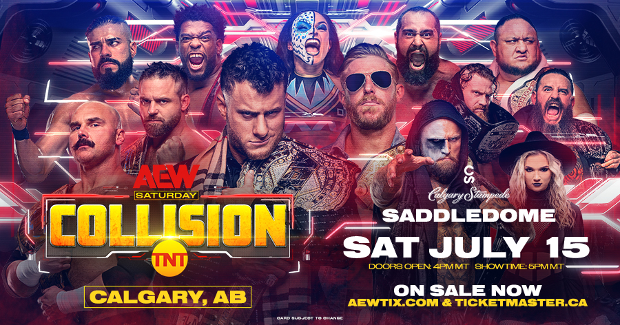 Calgary Stampede – All Elite Wrestling Collision Tour; supported by Global Calgary & QR Calgary - image