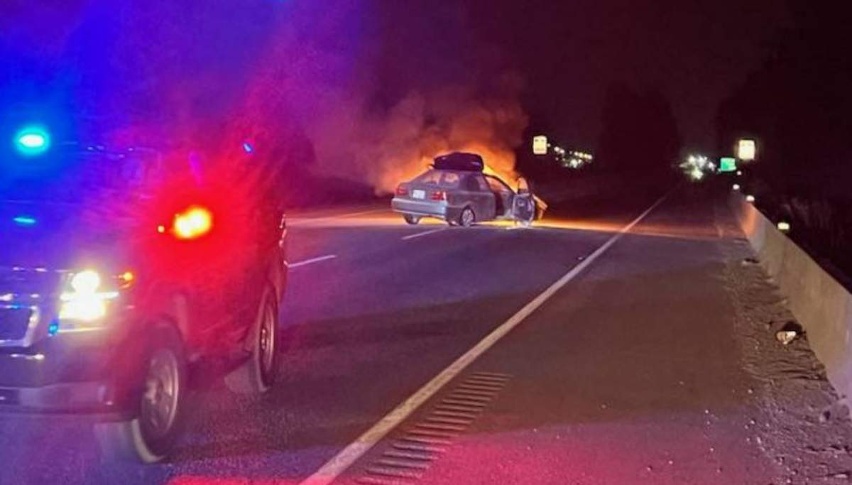 Two suspects have been arrested after an early morning incident on Highway 1 in Abbotsford, B.C.