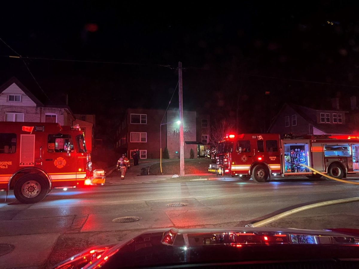 London, Ont., fire crews responded to a working fire at 571 Adelaide St. at 1:23 a.m. on Friday, Mar. 24, 2023.