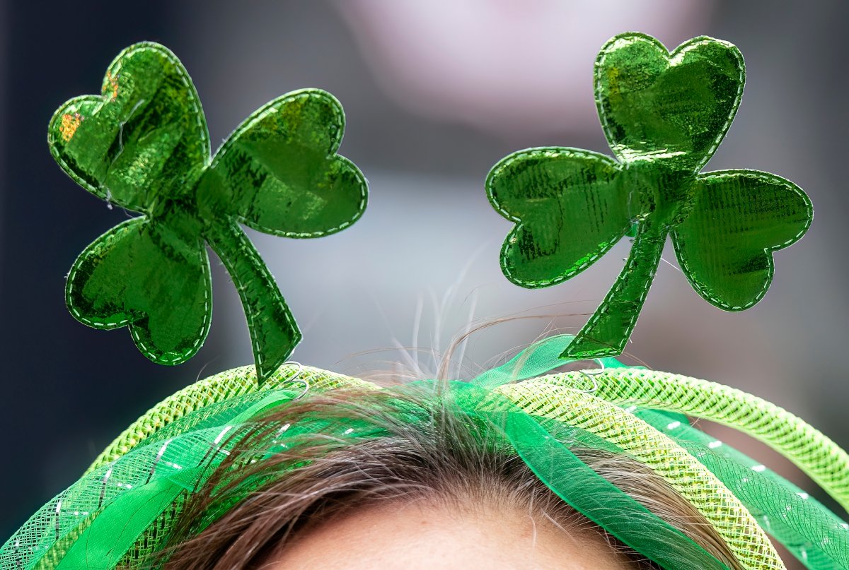 FILE PHOTO - St. Patrick's Day headwear.