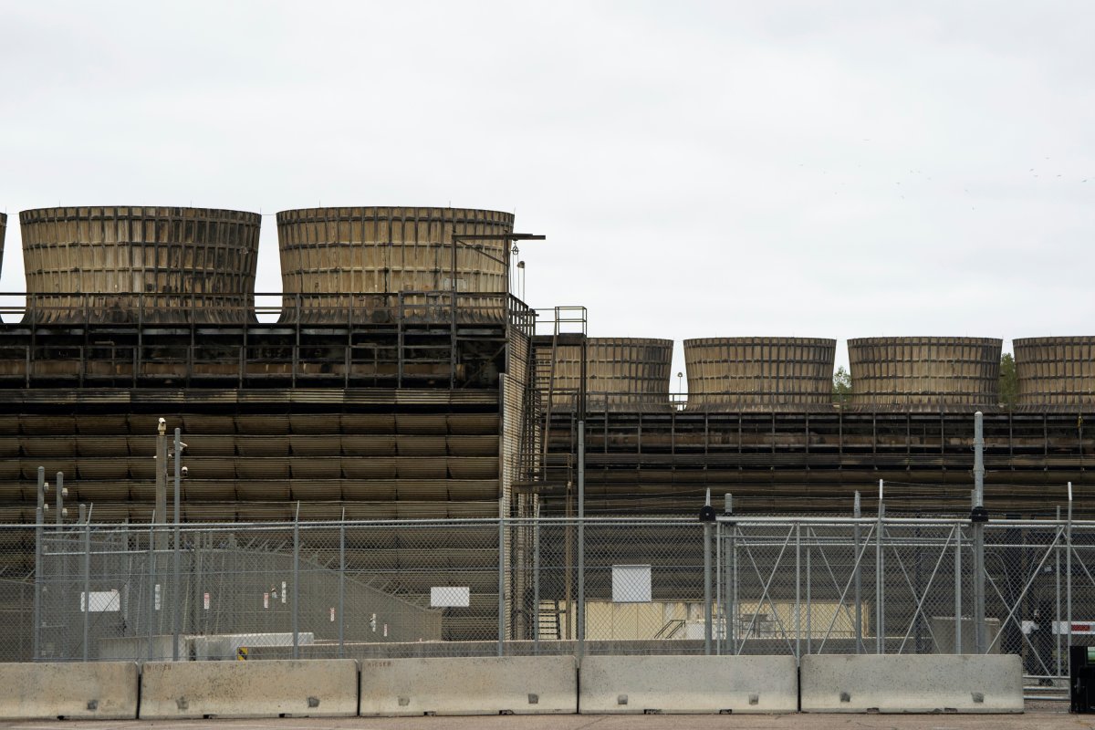 Cooling towers release heat generated by boiling water reactors at Xcel Energy's Nuclear Generating Plant on Oct. 2, 2019, in Monticello, Minn. Minnesota regulators said Thursday, March 16, 2023, that they're monitoring the cleanup of a leak of 400,000 gallons of radioactive water from Xcel Energy's Monticello nuclear power plant in late November 2022. The company said there's no danger to the public.