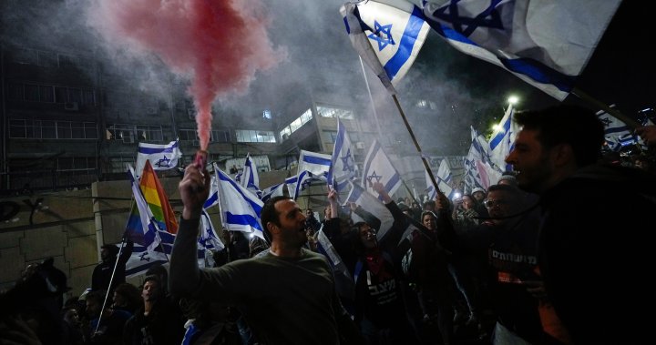 IN PHOTOS: Protests over legal reforms in Israel continue for 11th week