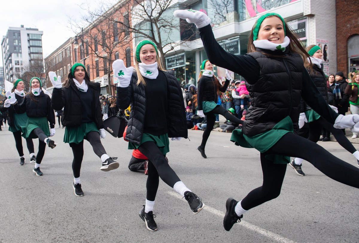 In photos Montreal celebrates Saint Patrick’s Day Montreal